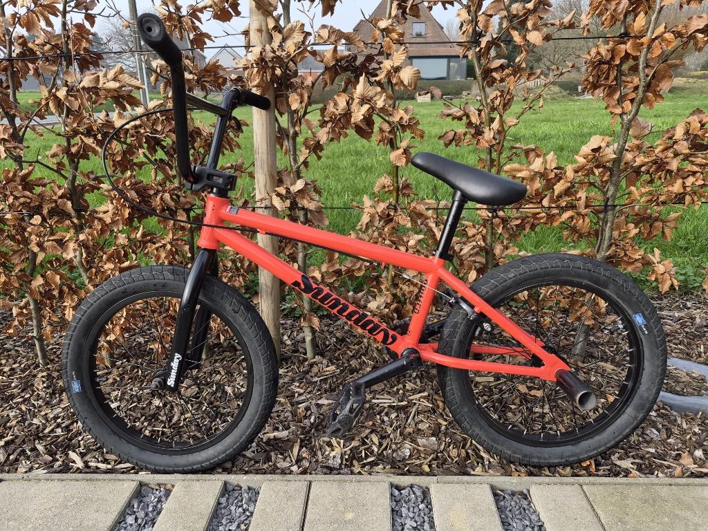 BMX 18’’, Ophalen, 16 tot 20 inch, Velgrem, Zo goed als nieuw