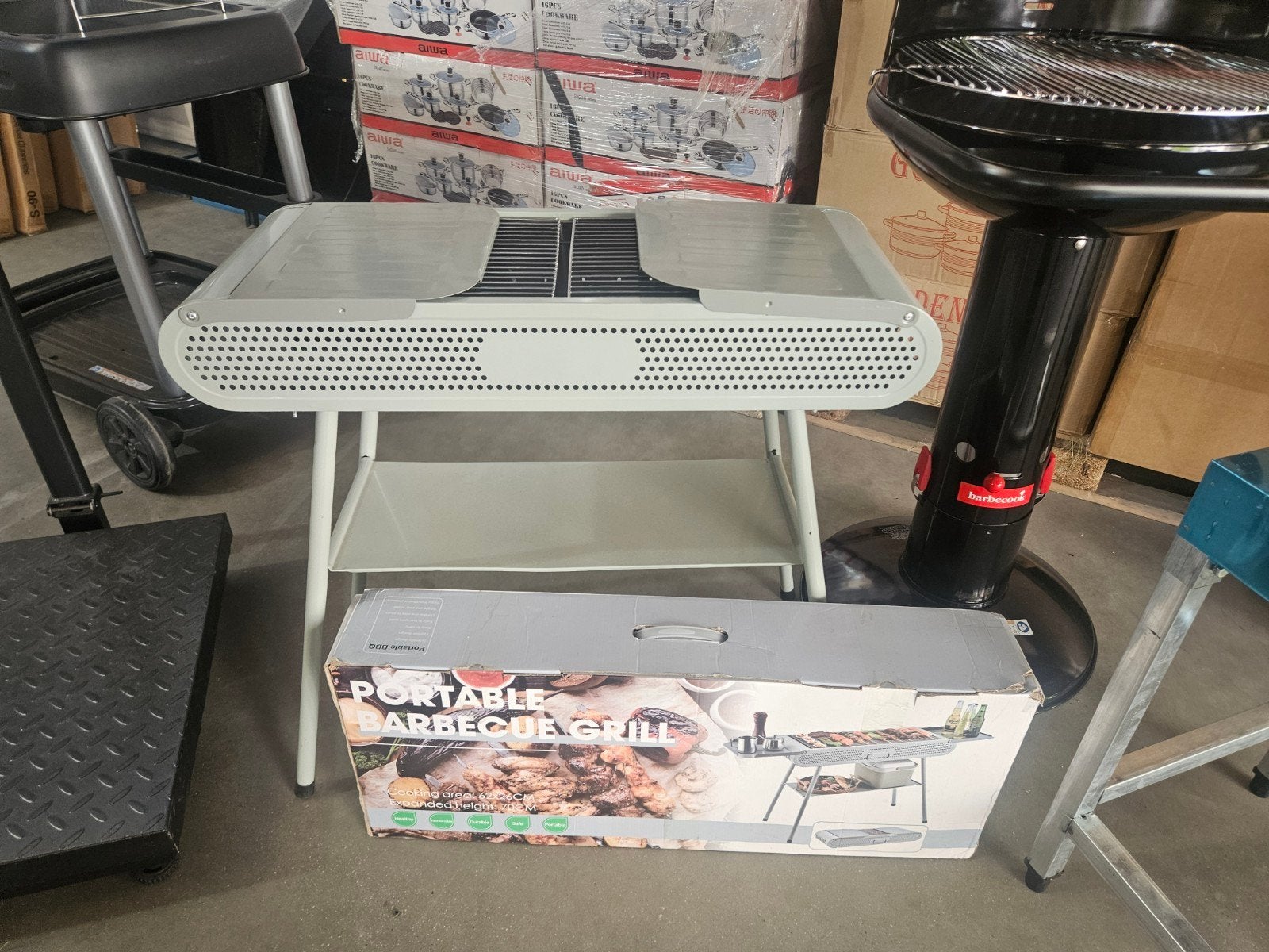 STOCK BARBECUE PORTABLE — LIQUIDATION