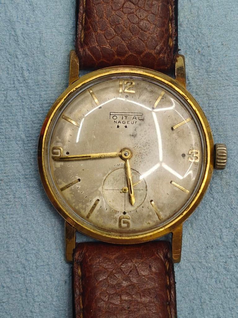 pontiac horloge oud met chronograph., Ophalen