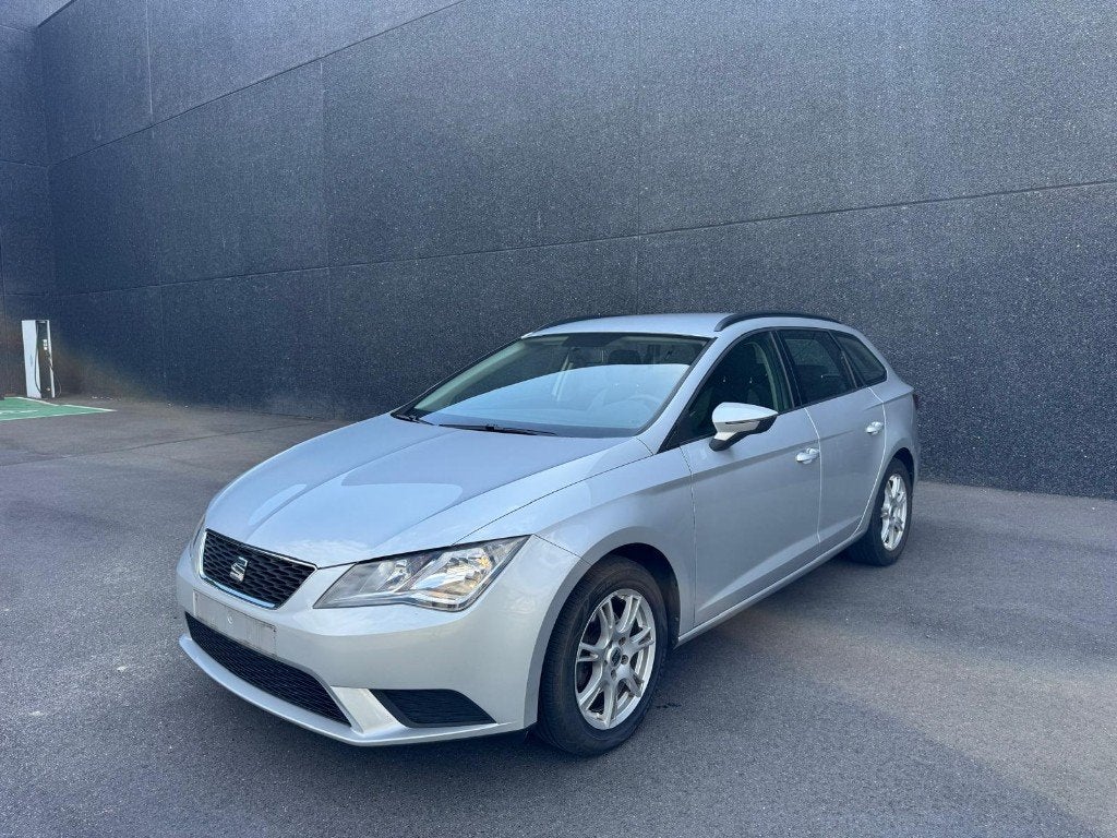 Seat Leon ST 1.6 Tdi, Auto's, Voorwielaandrijving, Euro 5, Stof, Zwart