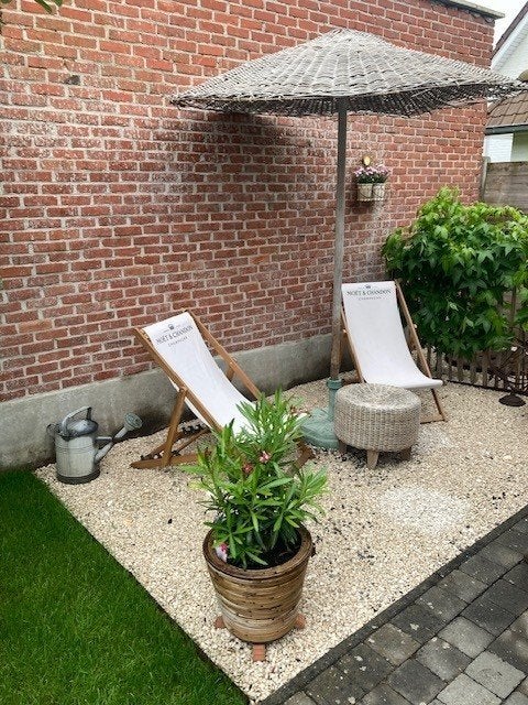 Chaises longues - chaises de plage Moët & Chandon Champagne, Enlèvement, Comme neuf, Bois, Ajustable