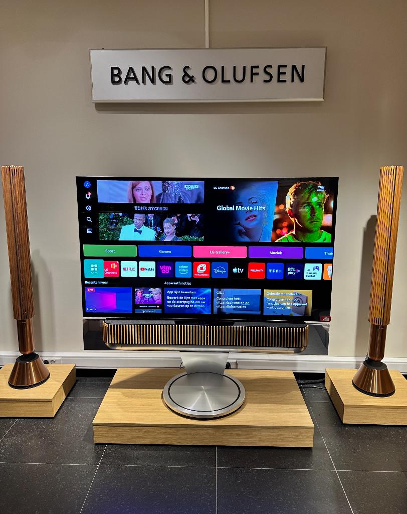 Bang & Olufsen Beovision Theatre 65 + LG65" G5 Oled 4K - B&O, Ophalen, Info@bang-olufsen.dk, Zo goed als nieuw, 100 cm of meer