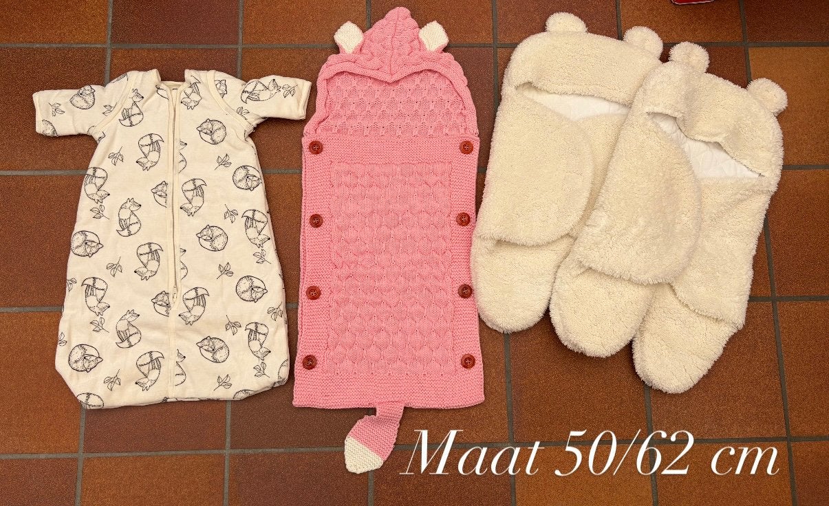 Slaapzakjes maat 50/62, Ophalen, Zo goed als nieuw