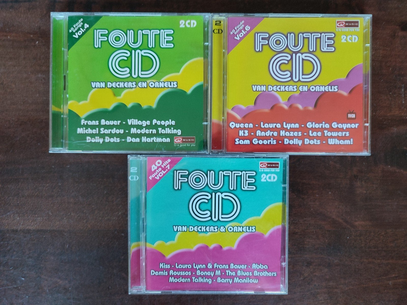 3x 2-CD : FOUTE CD Vol. 4 , 6 en 7, Ophalen of Verzenden, Zo goed als nieuw