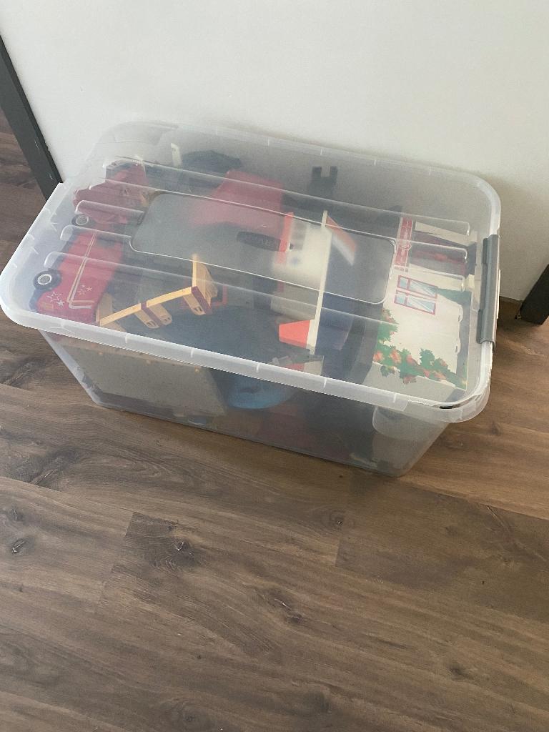 Grote bak Playmobil – verschillende sets – veel onderdelen, Ophalen, Gebruikt, Los Playmobil