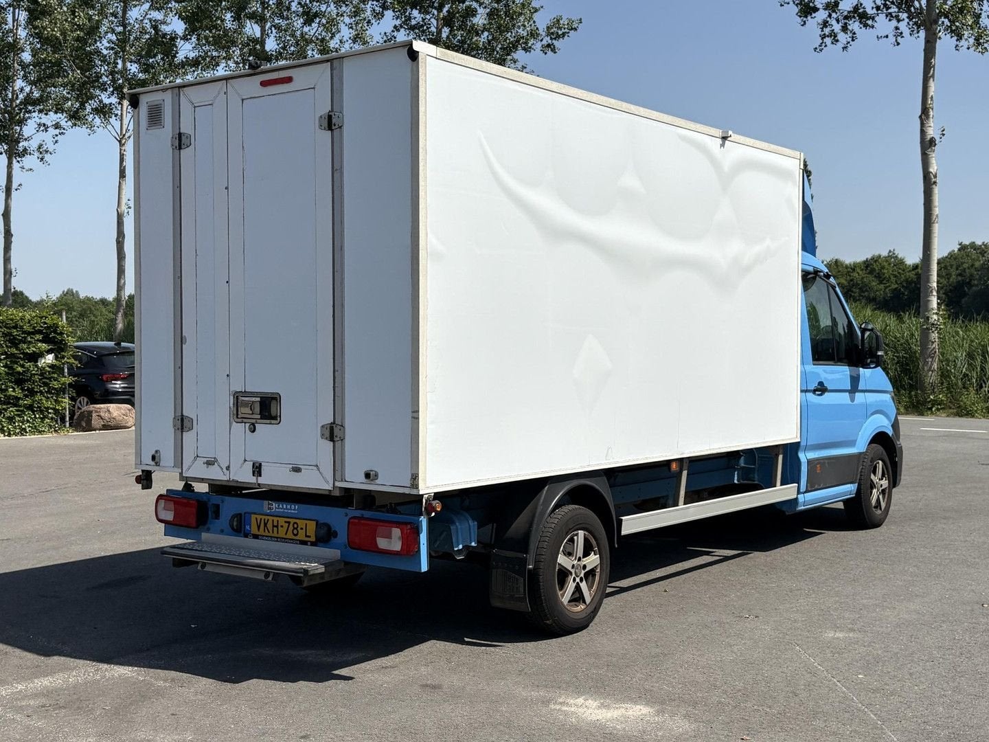 Volkswagen Crafter 35 2.0 TDI L4H3 | € 7.200,- NETTO! | Bakw, Auto's, Blauw, Bedrijf, 277 g/km, ABS