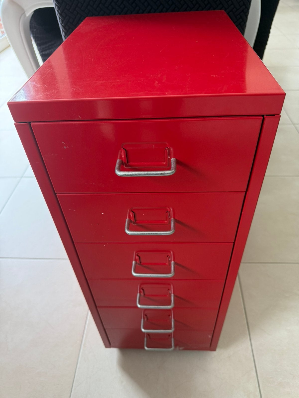 Commode en métal à 6 tiroirs, Maison & Meubles, Armoires | Commodes, Enlèvement, Comme neuf