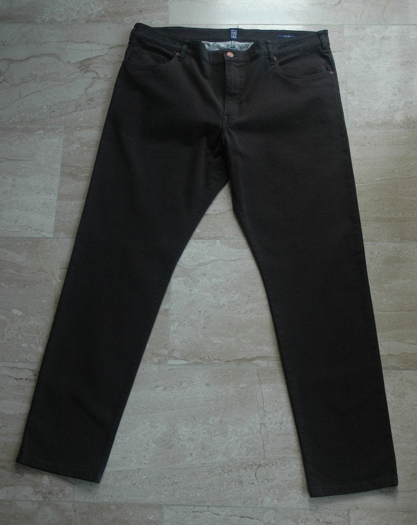 Pantalon en gabardine de coton  New Meyer M5 Slim W42/L34, Vêtements | Hommes, Pantalons, Neuf, Gris, Enlèvement ou Envoi, Taille 56/58 (XL)