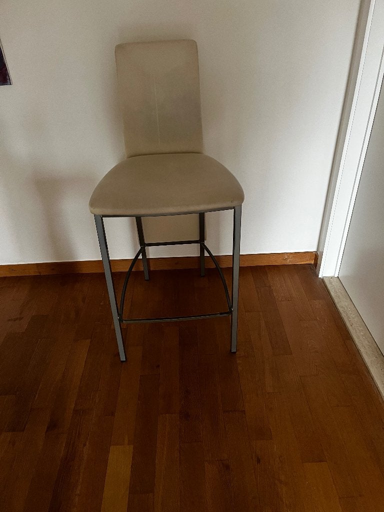 Tabourets de bar, Maison & Meubles, Avec repose-pieds, Synthétique, 4 tabourets, Enlèvement