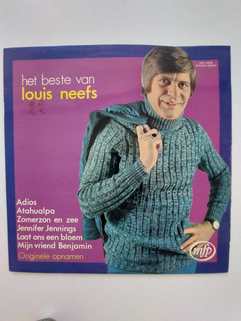 Louis Neefs - Het Beste Van (1972), Inclusief binnenhoes, Ophalen of Verzenden