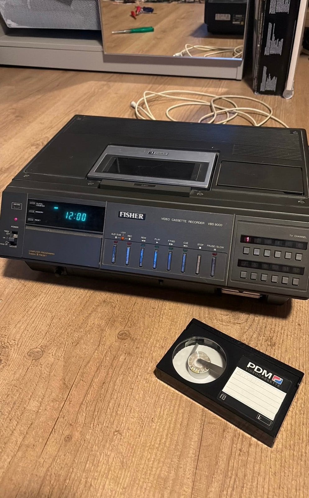 Fisher vbs-9000 betamax speler, TV, Hi-fi & Vidéo, Enlèvement, Utilisé, Lecteur ou enregistreur Betamax