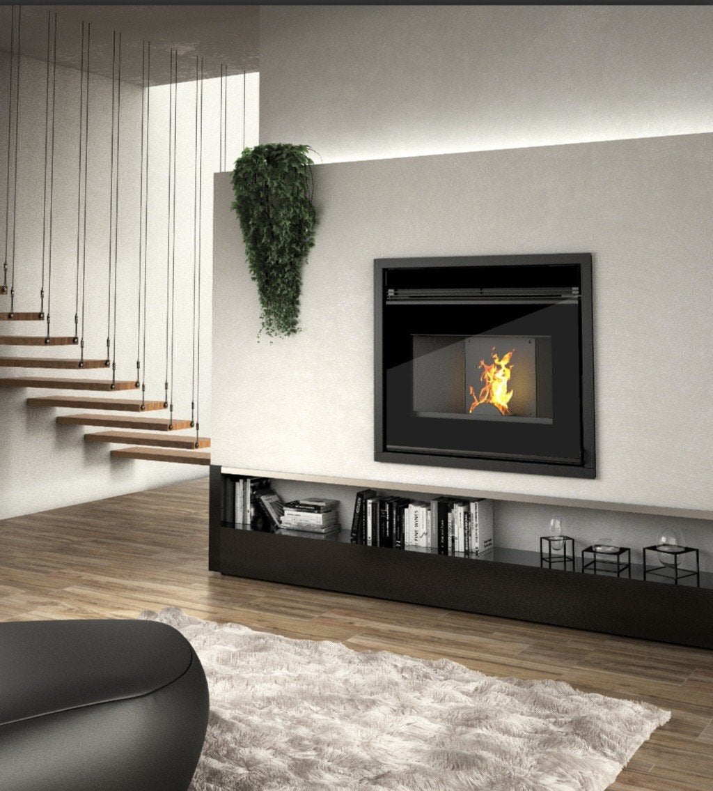 Inbouw pelletkachel 10kw. 5 jaar garantie en gratis levering, Info@stufamondena.com, Nieuw, Ophalen of Verzenden, Mondena