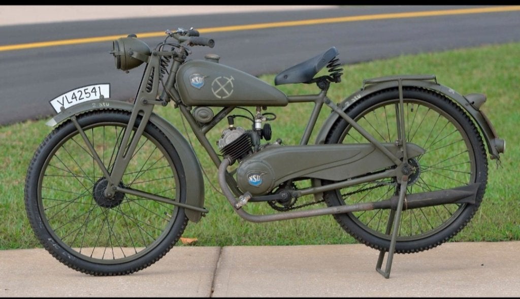 Moto nsu, Motoren, Zadelverwarming, Gebruikt, 98 cc, Overig
