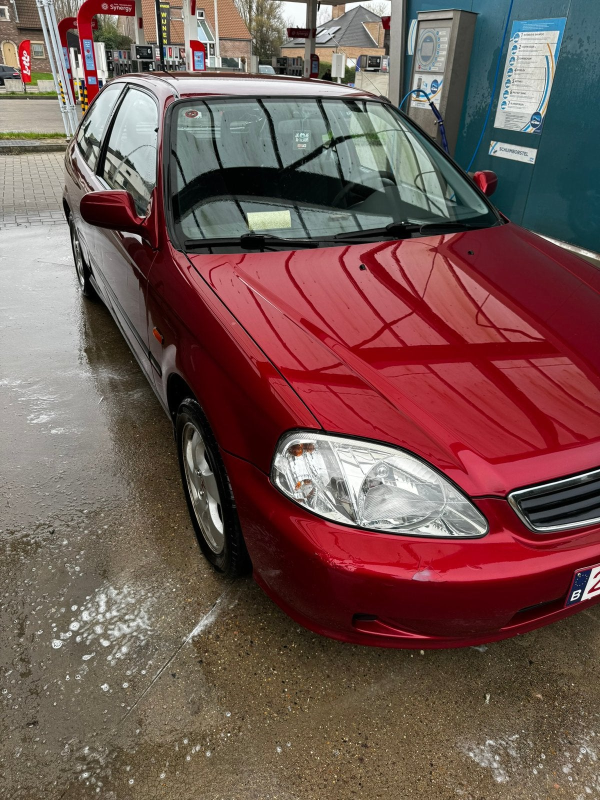 Honda civic 2001, Autos, Rouge, Achat, Autre carrosserie, 5 places