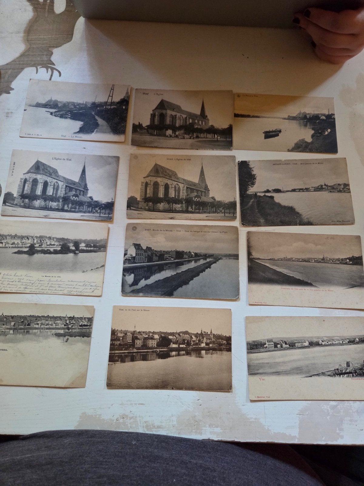 Lot de 83 cartes postales sur visé