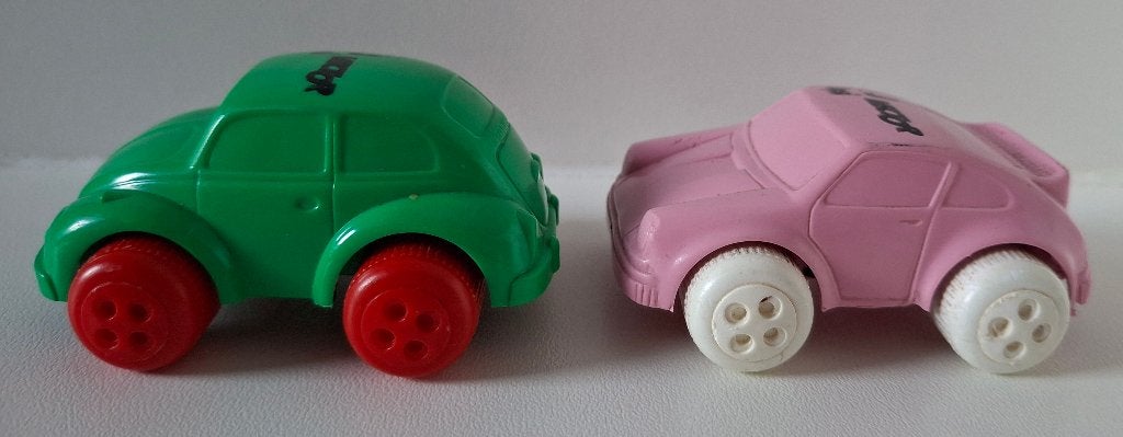 Vintage Porsche + Volkswagen Kever (jaren '90 Sweden), Enlèvement ou Envoi