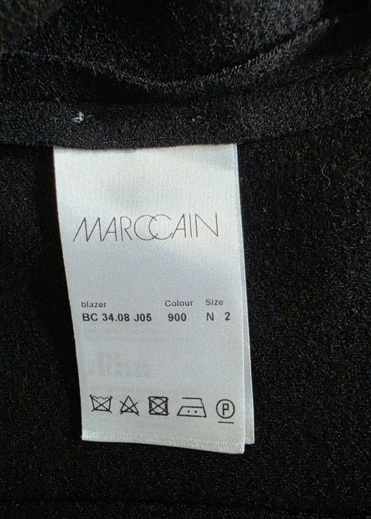 Marc Cain blazer N2 – 90% scheerwol & 10% kasjmier, Kleding | Dames, Zwart, Ophalen of Verzenden, Zo goed als nieuw, Jasje