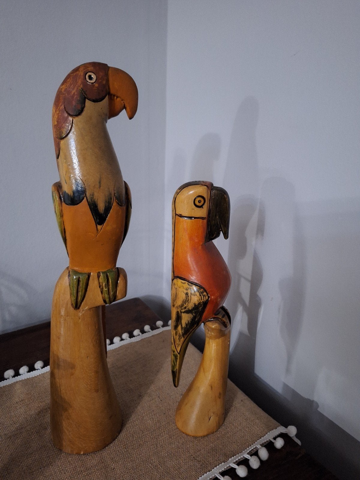 oiseaux sculptés, Antiquités & Art, Art | Objets design, Enlèvement, Bois