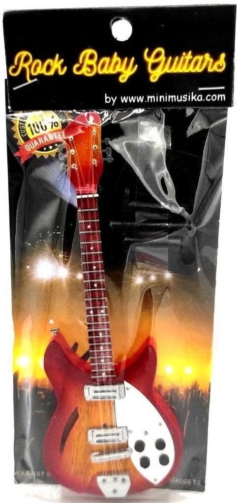 Baby miniatuur replica Rickenbacker gitaar 15 cm - Tom Petty, Enlèvement ou Envoi, Neuf