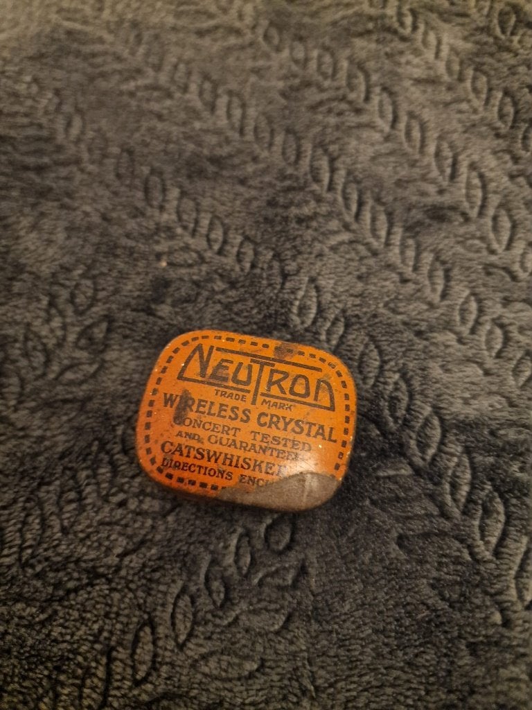 Boîte à neutrons ancienne - Wireless Crystal, Enlèvement ou Envoi, Comme neuf, Autre, Autres marques