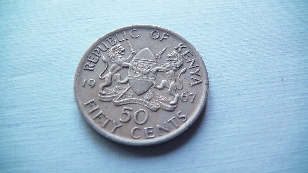 kenya 50 cents 1967, Enlèvement