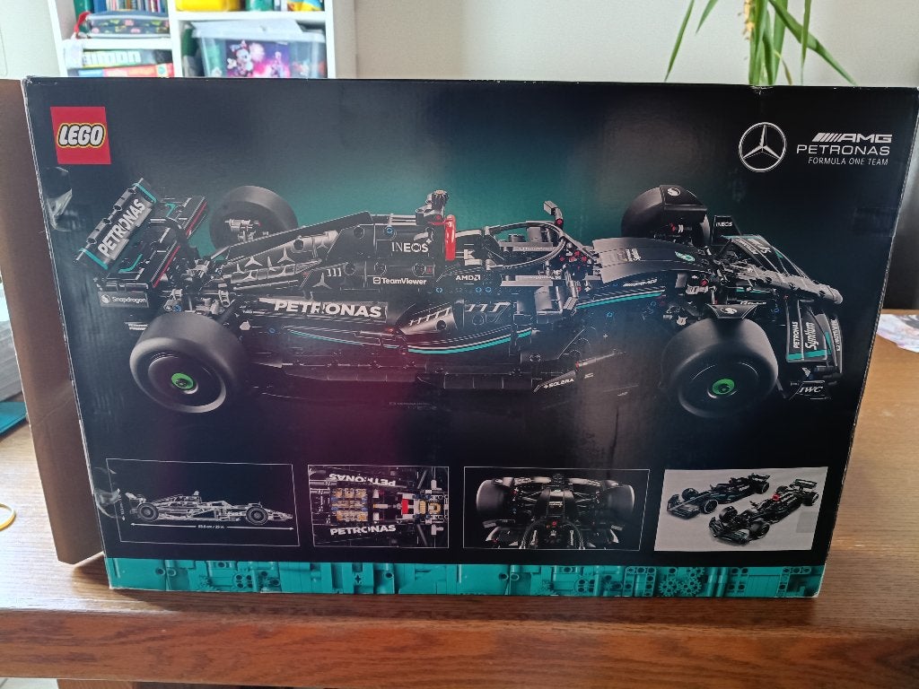 Voiture de course Lego de Formule 1 Mercedes-AMG, Lego, Ensemble complet, Comme neuf, Enlèvement