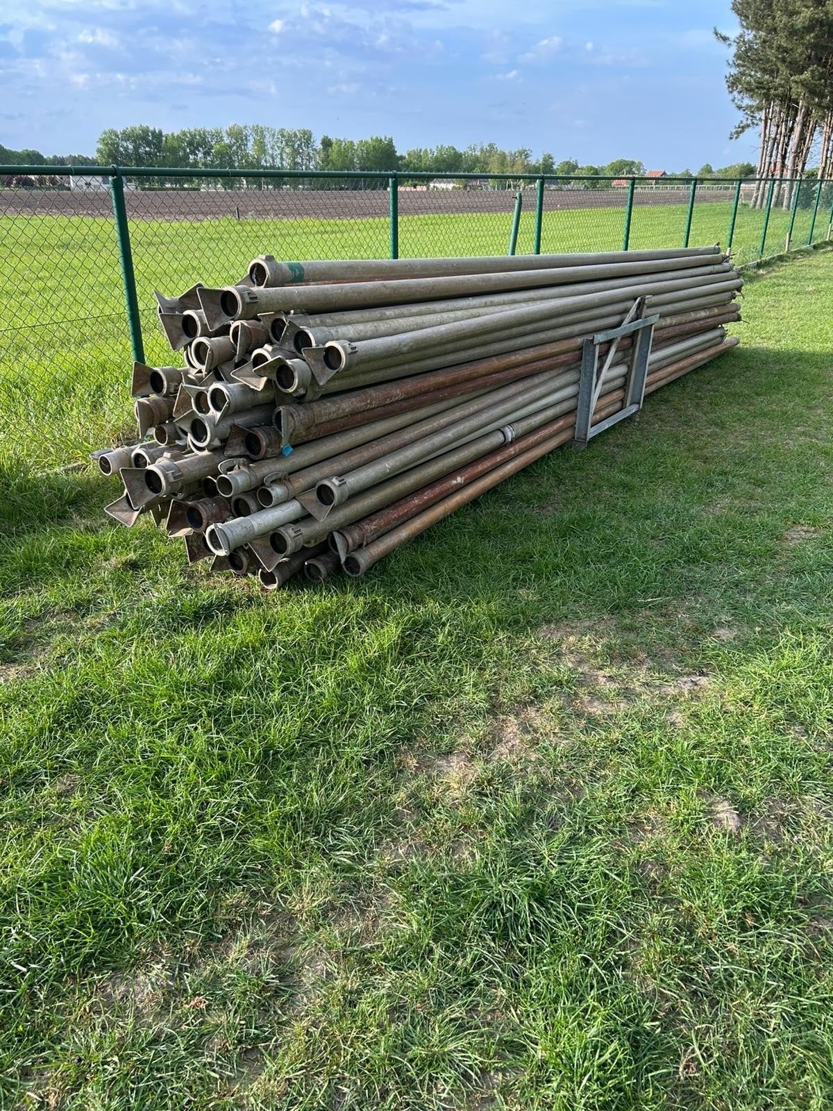 beregening buizen, Ophalen