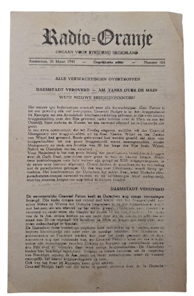 nederlandse ww2 verzet flyer, Verzamelen, Ophalen of Verzenden