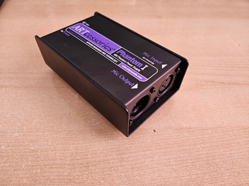 Phantom 48V ART Phantom I XLR-voeding, Muziek en Instrumenten, Microfoons, Ophalen of Verzenden, Gebruikt, Overige typen