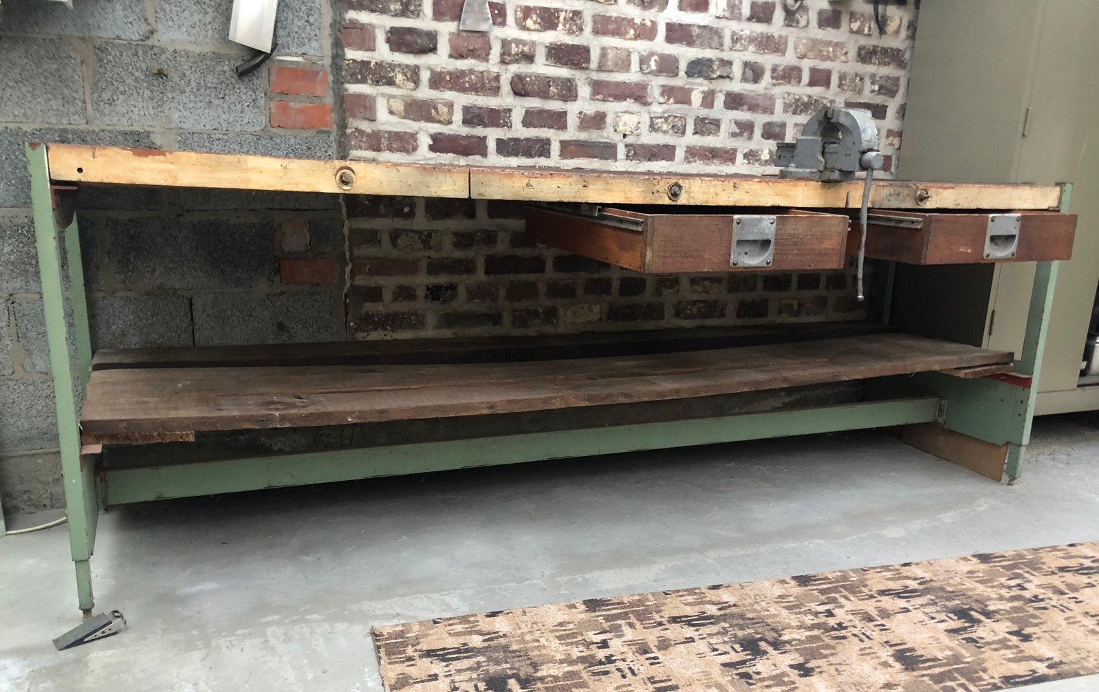 Werkbank, Ophalen, Gebruikt, Bankschroef