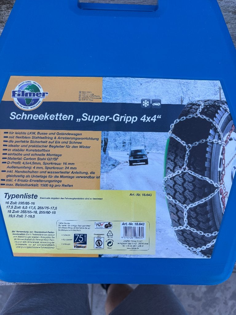 Sneeuwkettingen 4x4 Filmer, Ophalen