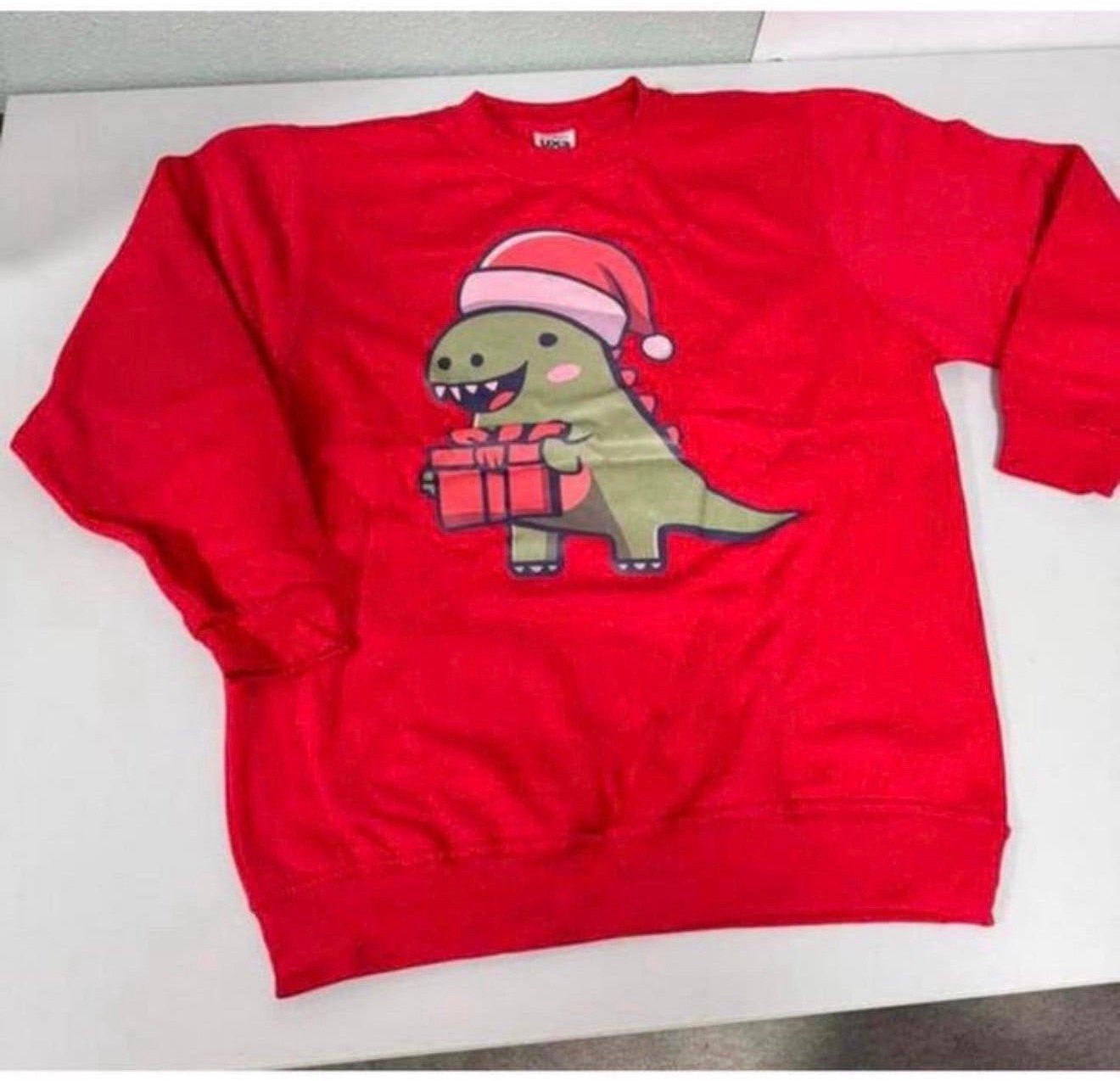Pull de Noël Dinosaurs Dino L pull rouge, Enlèvement ou Envoi, Neuf