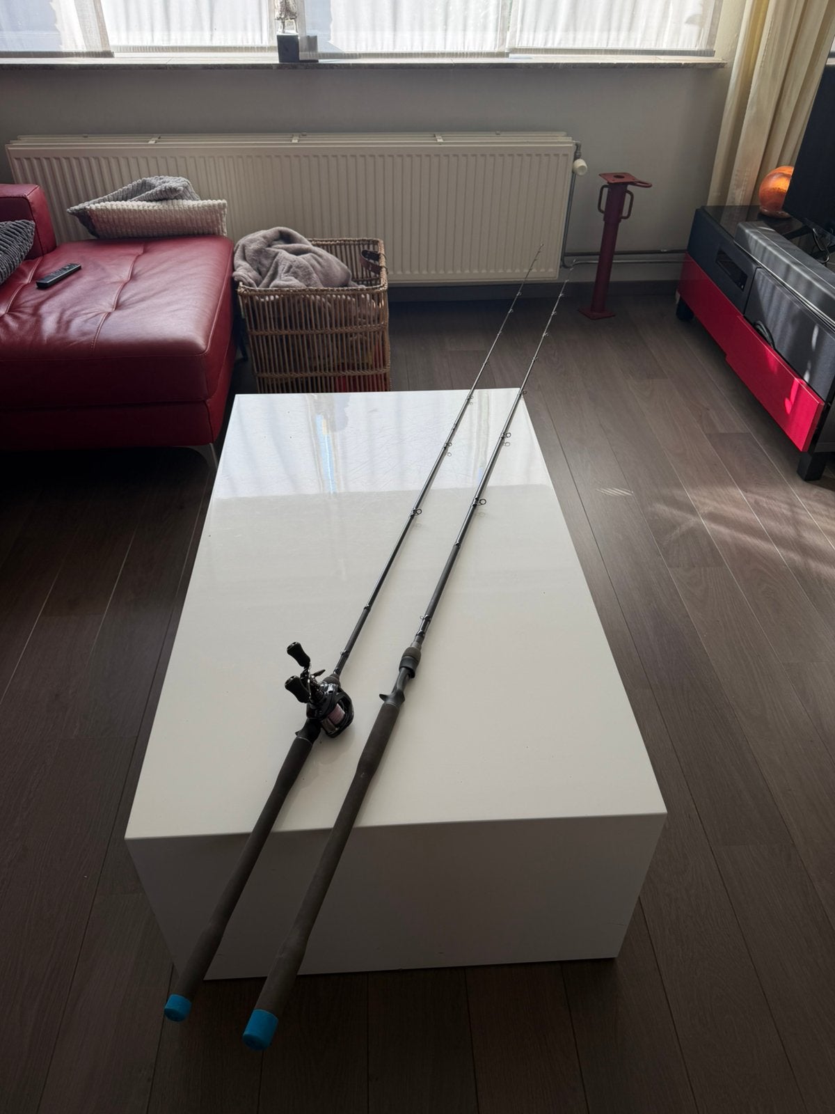 Daiwa Steez A2 TW + 2x AAVA Tiraphene Baitcaster hengels, Ophalen, Zo goed als nieuw