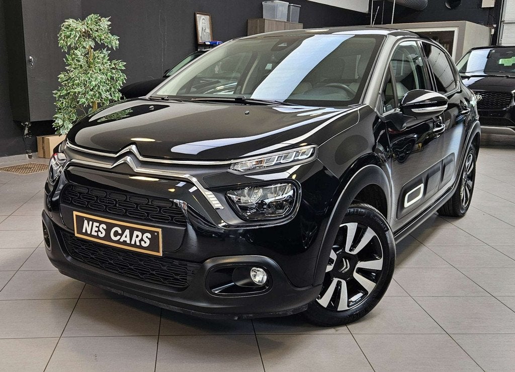 Citroën C3 1.2i SHINE BOITE AUTOMATIQUE,SEMI-CUIR,GPS,CAMER, Autos, Citroën, Achat, Euro 6, Noir, 5 portes