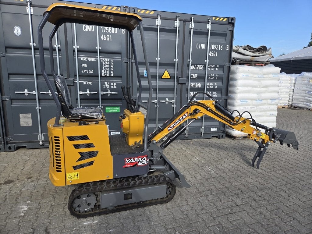Mini pelle YAMA 950 4 900€ KINGWAY LIVRAISON GRATUITE, Articles professionnels, Machines & Construction | Grues & Excavatrices