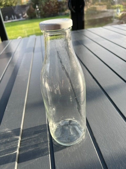 Bouteilles en verre pour jus, Enlèvement, Utilisé, Verre
