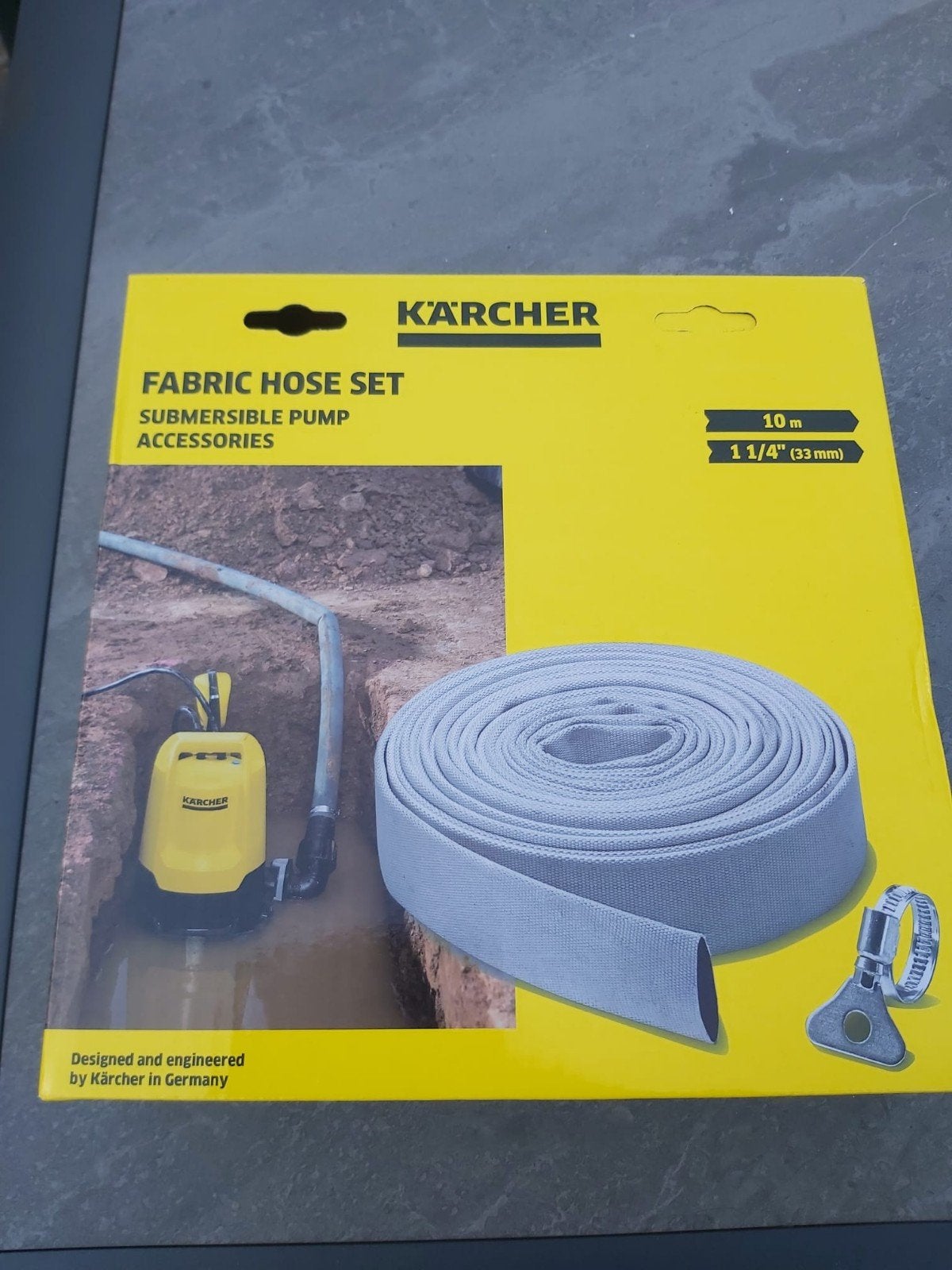 Tuyau plat Karcher vide cave original, Enlèvement