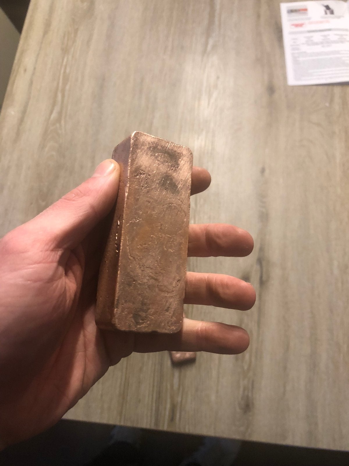 1kg rood koperbaar, Postzegels en Munten, Ophalen of Verzenden, Koper