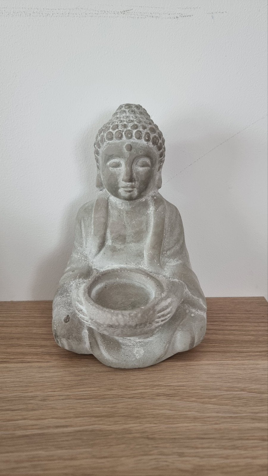 Buddha sculptuur met kaarsenhouder, Huis en Inrichting, Ophalen
