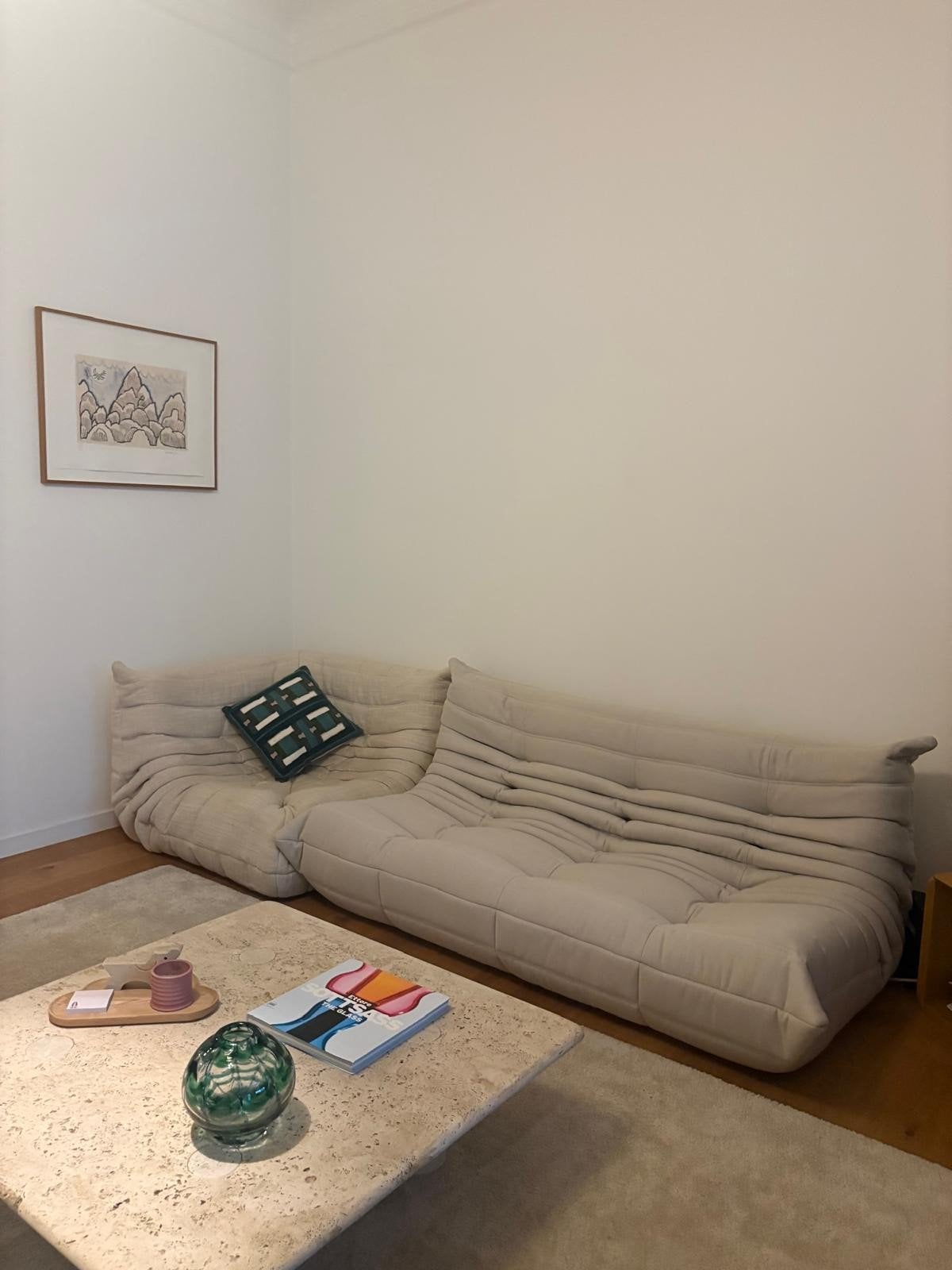Togo 3-zitsbankset en hoekbank van Ligne Roset, Ophalen