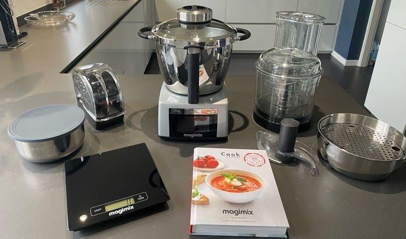MAGIMIX COOK EXPERT CHROME, Elektronische apparatuur, Keukenmixers, Nieuw, 2 tot 3 liter, 3 snelheden of meer, Vaatwasserbestendig