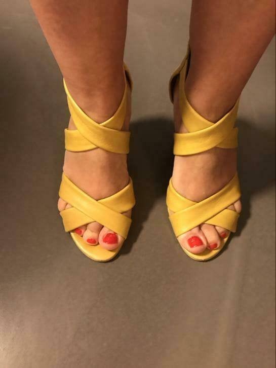 Sandales compensées jaunes de Ciao Ragazzi, taille 36, Comme neuf, Ciao Ragazzi, Sandales et Mûles, Jaune