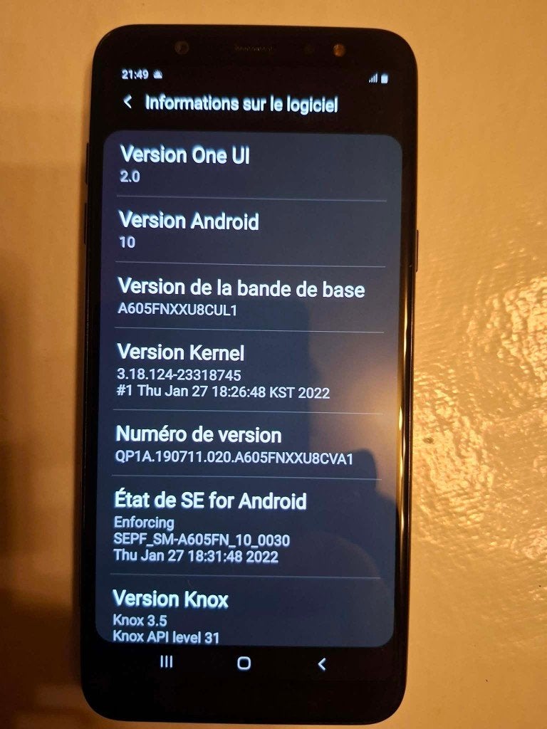 Samsung Galaxy A6 Plus (2018), Télécoms, Enlèvement ou Envoi, Utilisé, Autres types