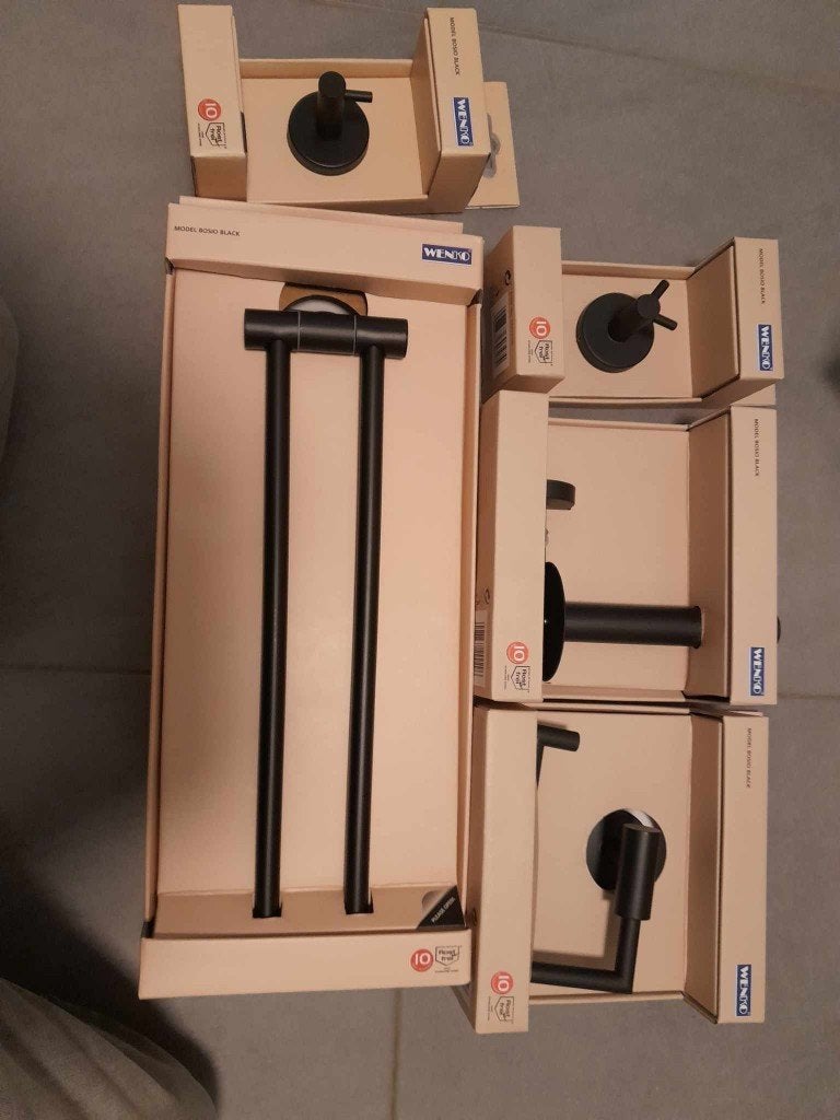 Wenko badkameraccessoires, Ophalen of Verzenden, Nieuw, Zwart, Overige typen