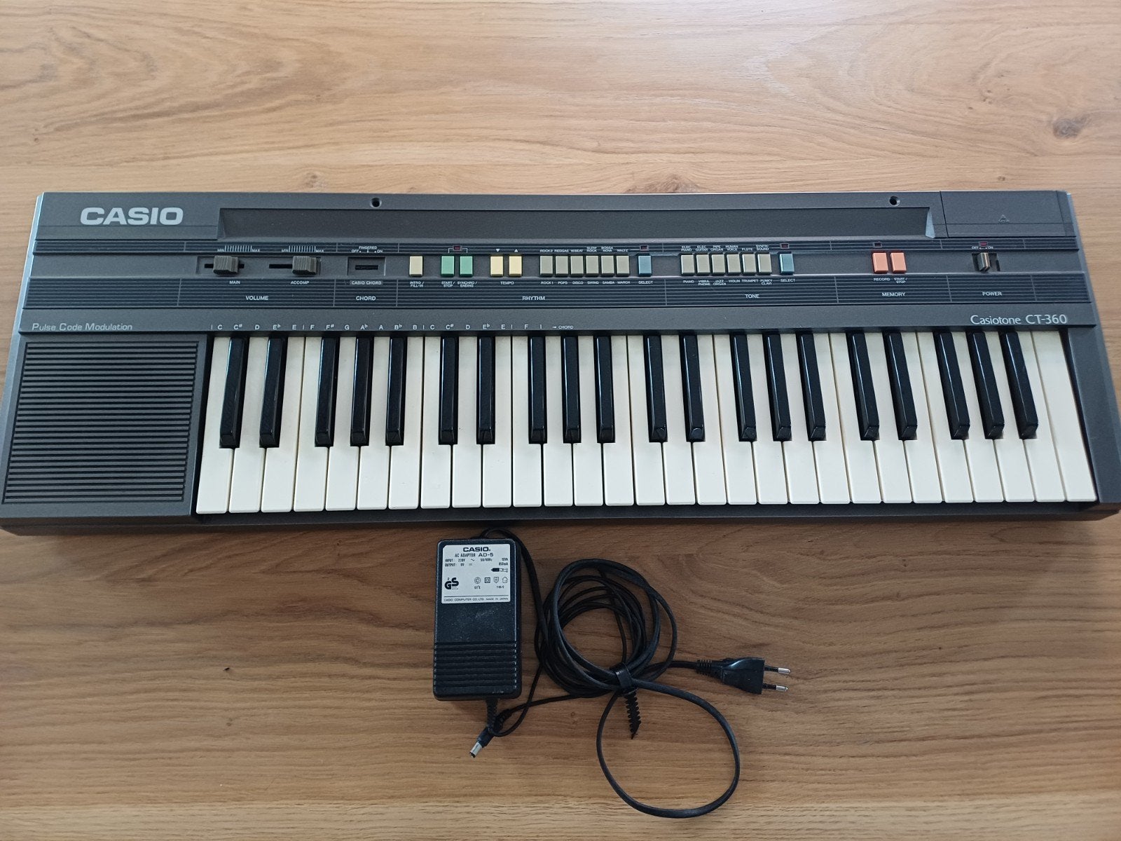 Casio ct-360 synthesizer, Enlèvement, Casio