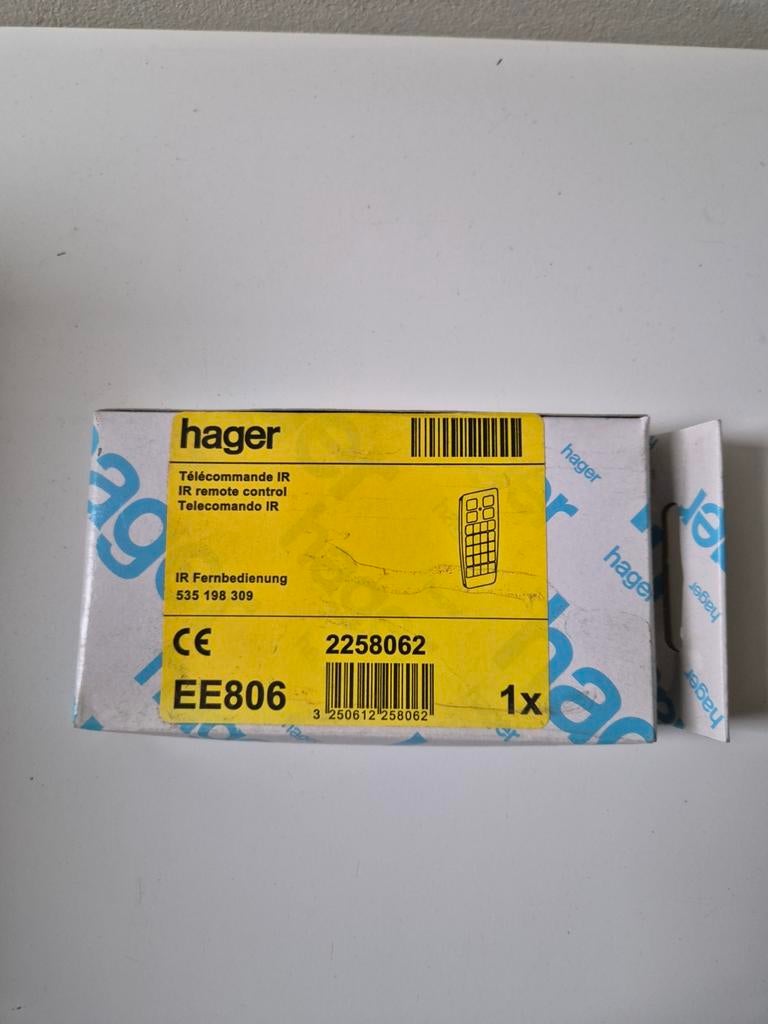 Télécommande infrarouge Hager EE806 (neuve), Enlèvement