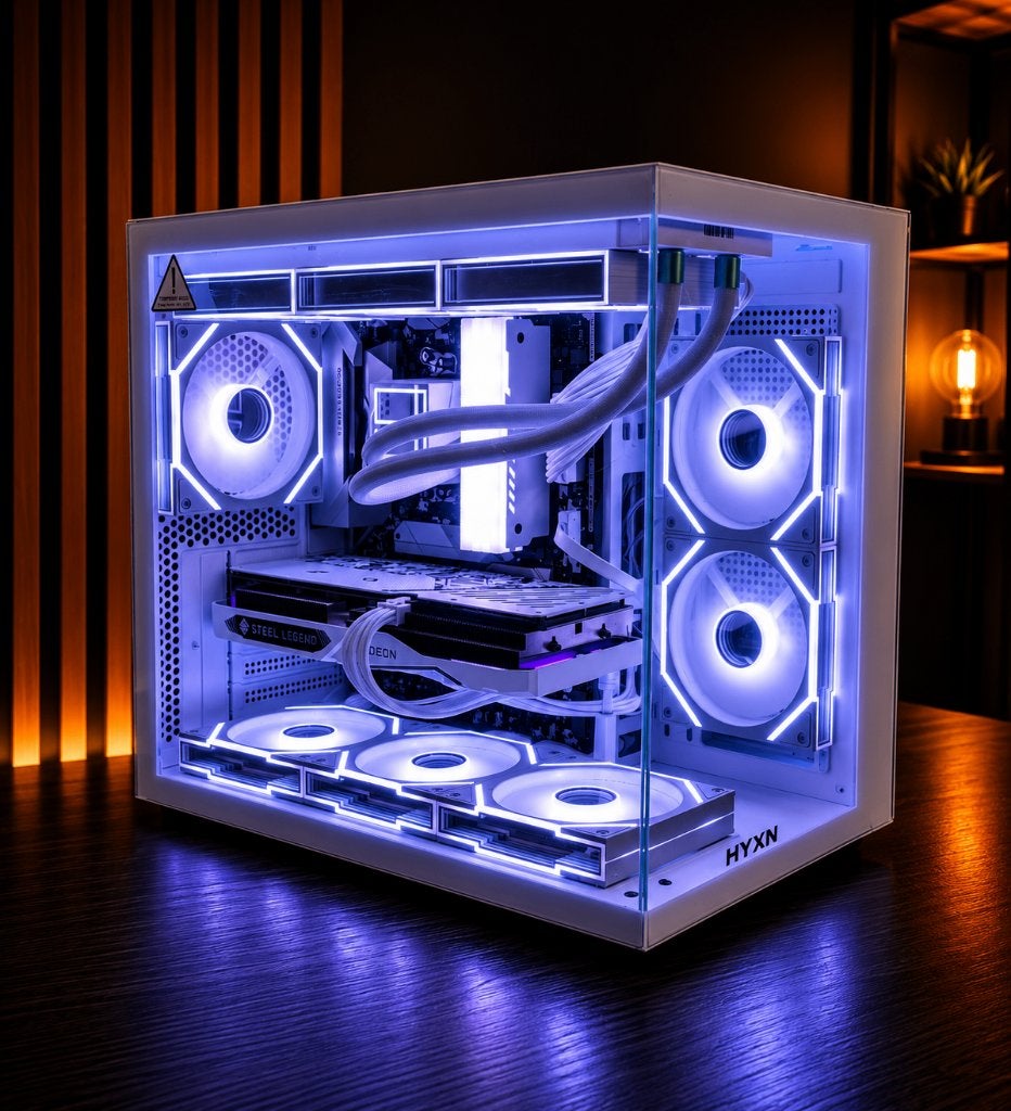 Full White Gaming Pc/ Ryzen 5 5600X / RX 7600 / 32GB/1TB SSD, Computers en Software, Desktop Pc's, Ophalen, 32 GB, Zo goed als nieuw