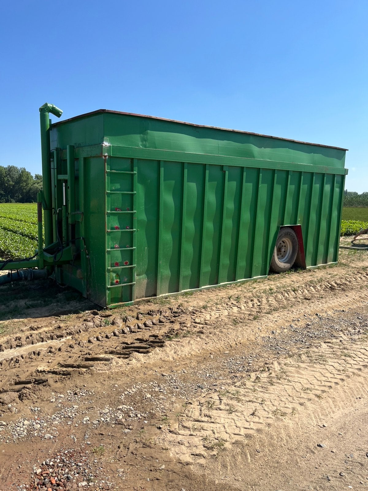 Mest container 50000 liter, Ophalen, Beregening en Drainage