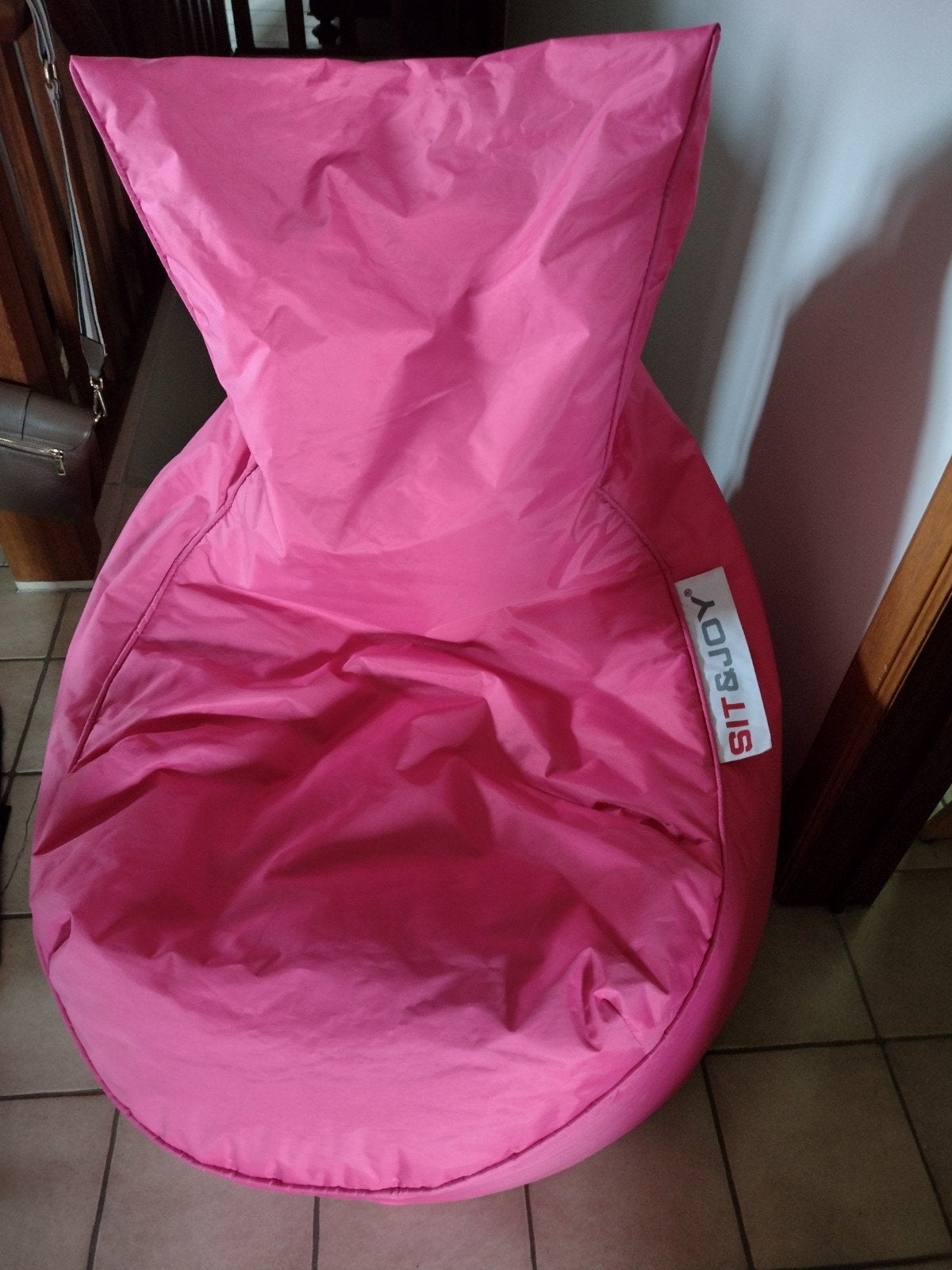 zitzak sit and joy, Ophalen, Roze, Zitzak