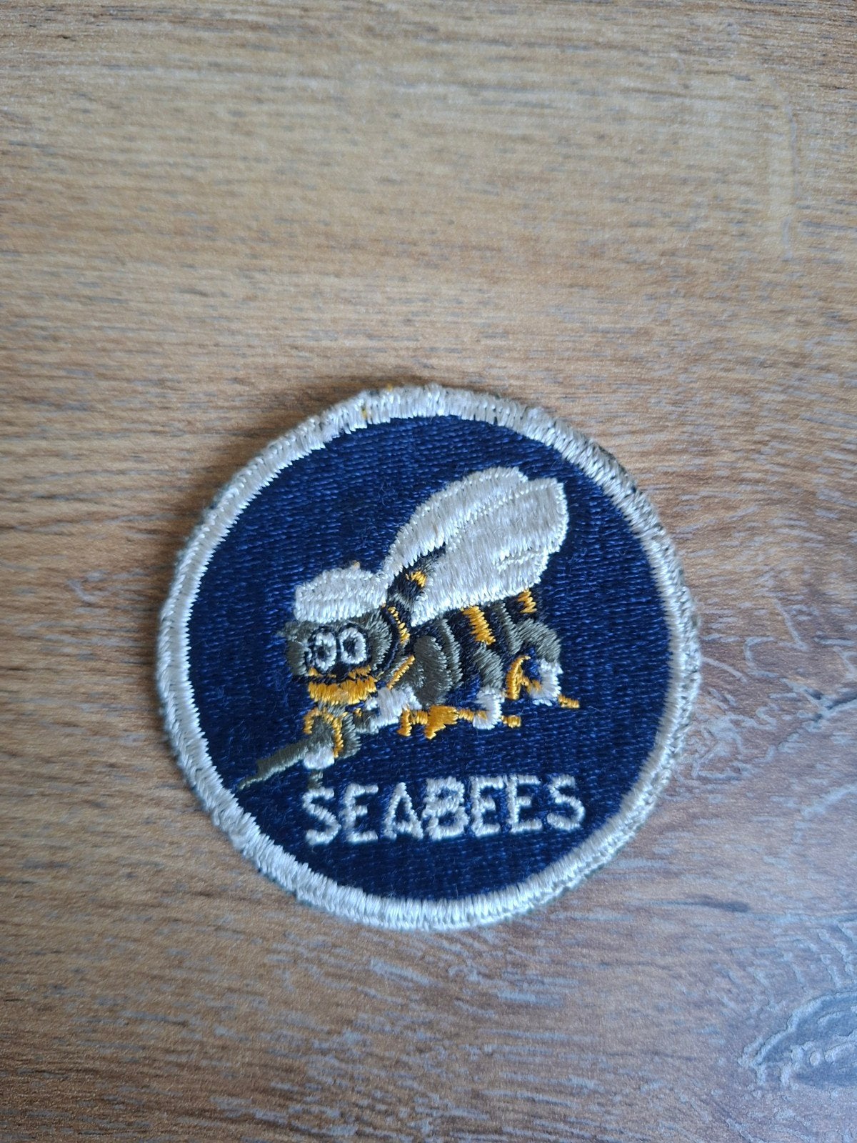 WW2 US Seabees patch, Verzamelen, Ophalen of Verzenden